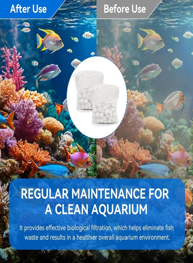 IFERLA 80g Biomax for Aquarium Filter Media Replacement for Fluval Aquaclear AC50 Power Filter, 2.8 Oz / 80 G Biological Material Remover Inserts for Use in Freshwater & Saltwater Aquariums(2 Pack) - Image 5